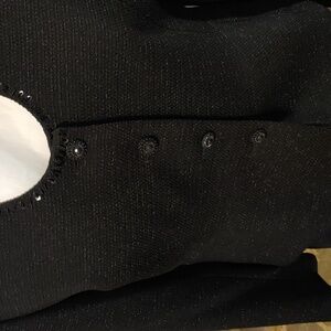 Tahari 2pc Black w shimmer suit